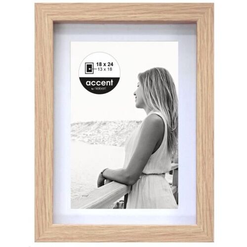 Nielsen Design Cadre Nielsen Aura ch¿ne 18x24 Bois + Passepartout