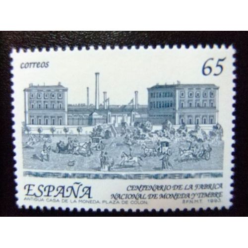 110 Espagne 1993 / Centen. De L'usine De Monnaies Et Timbres / Edifil 3266 ** Yvert 2858 Mnh