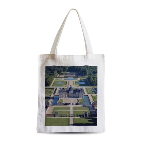 Grand Sac Shopping Plage Etudiant Vue Aerienne Chateau Vaux Le Vicomte Renaissance France