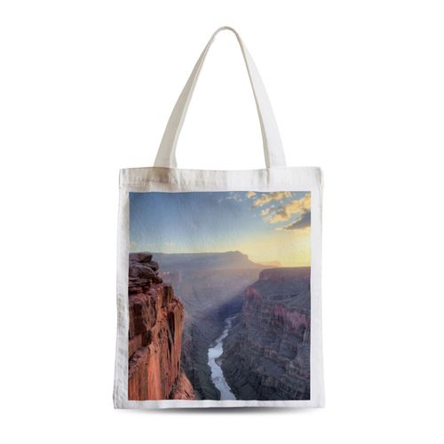 Grand Sac Shopping Plage Etudiant Grand Canyon Arizona Lumiere Riviere Couche de Soleil
