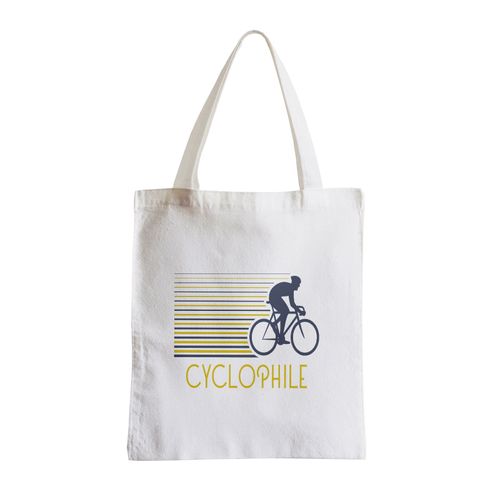 Grand Sac Shopping Plage Etudiant Cyclophile Vélo France Cyclisme Tour Course Route