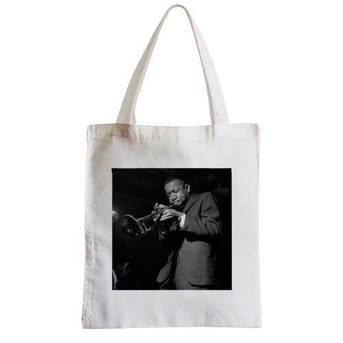 Grand Sac Shopping Plage Etudiant Photo de Star Célébrité Lee Morgan Trompetiste Vieille Musique Original
