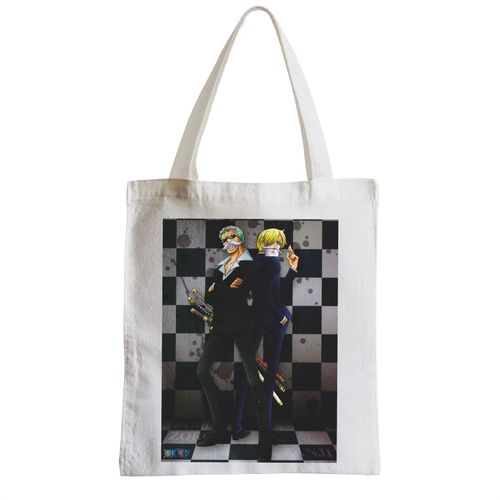 Grand Sac Shopping Plage Etudiant sanji et zoro incognito manga one piece