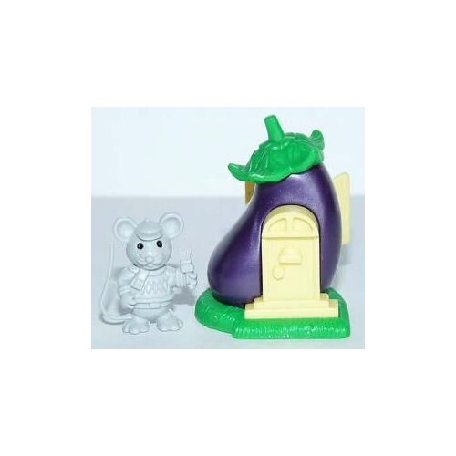 Figurine "Kinder" (1996) - Maisons Légumes Et Souris / N° 4 - Maison Aubergine (K97n48 / K97-48 )