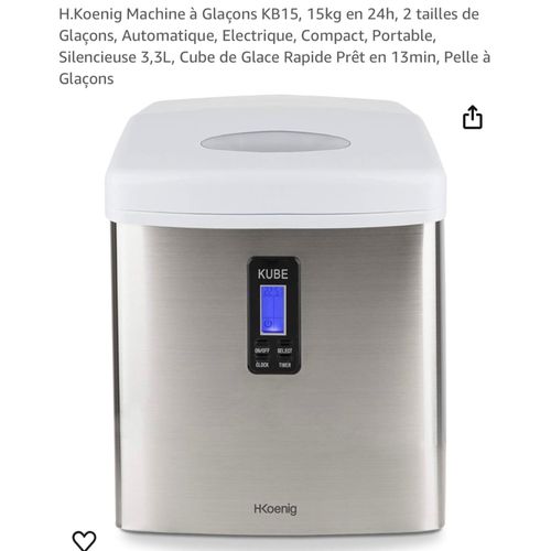 Machine à glaçons H.koenig Kb 15 