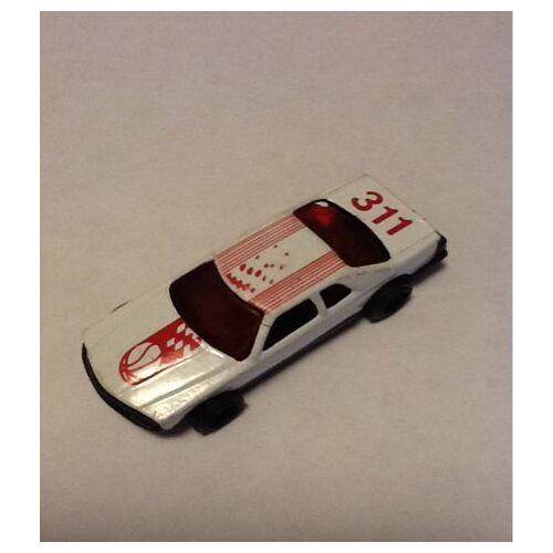 Petite Voiture Plastique Mercedes Coupe Blanc 