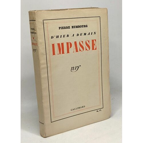 D'hier À Demain Impasse