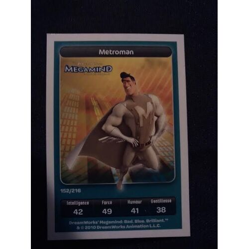 Carte Dreamworks Carrefour 152 - Metroman (Megamind)