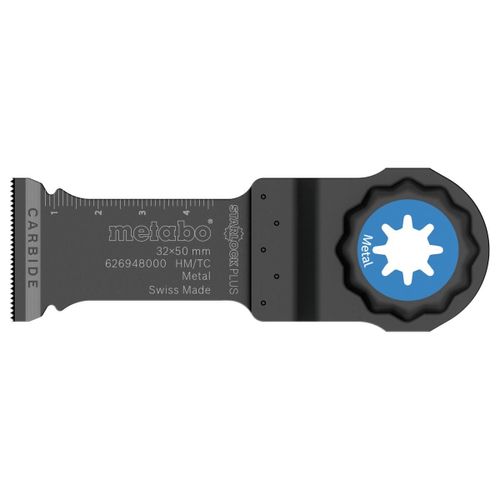 Metabo Lame de scie de précision « Starlock Plus », métal, carbure, 32 x 50 mm - 626948000