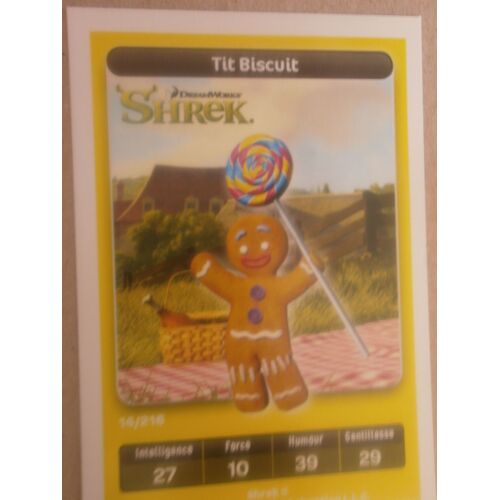 Carte Dreamworks Carrefour 14 - Tit Biscuit (Shrek)