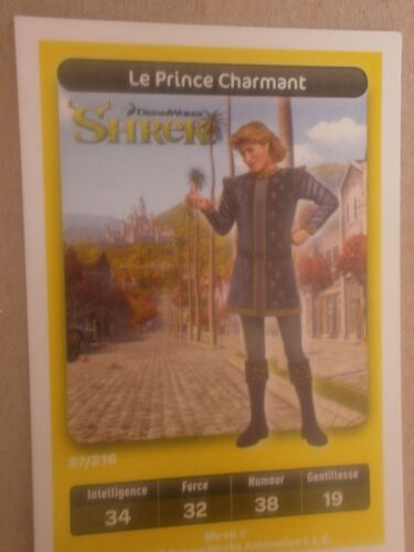 Carte Dreamworks Carrefour 27 - Le Prince Charmant (Shrek)