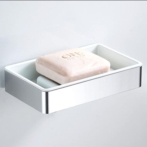 Coquille de savon. Porte-savon sans perçage. Shot de savon pour douche de salle de bain. Cuisine. Cadeau en aluminium