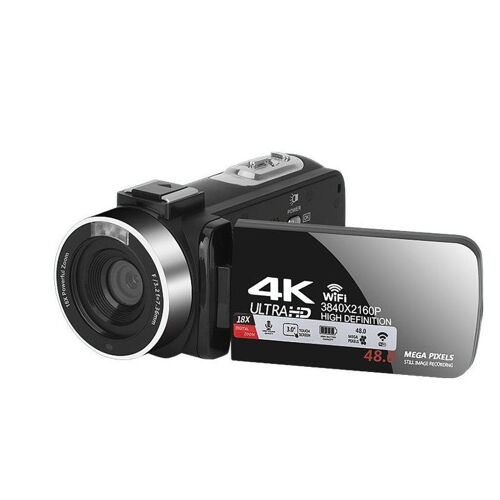 Caméscope Numérique 4K 48MP Zoom 16X Écran Tactile WiFi Vision Nocturne YONIS