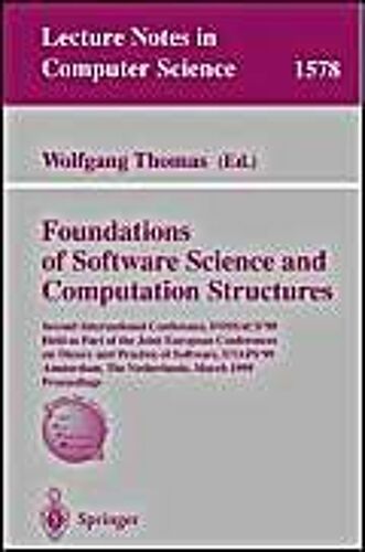 Foundations Of Software Science And Computation Structures