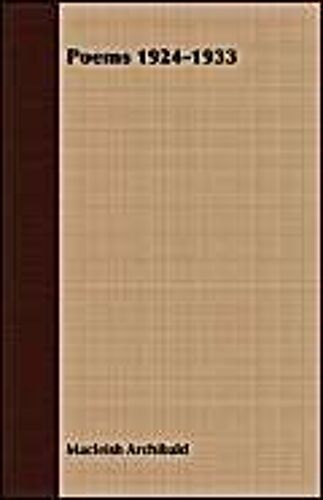 Poems 1924-1933