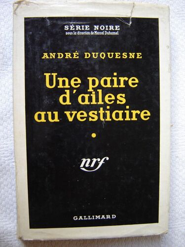 Serie Noire N° 278 Une Paire D'ailes Au Vestiaire
