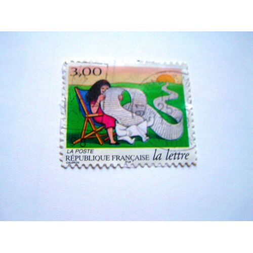 Timbre Français Oblitéré "La Lettre" - La Poste 1997