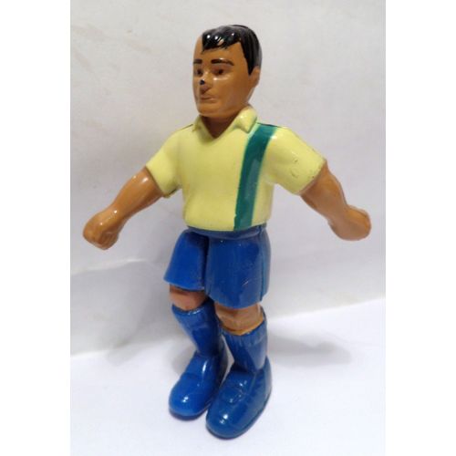 Figurine Footballeur Maillot Jaune Short Bleu Nesquick - Coupe Du Monde 1998