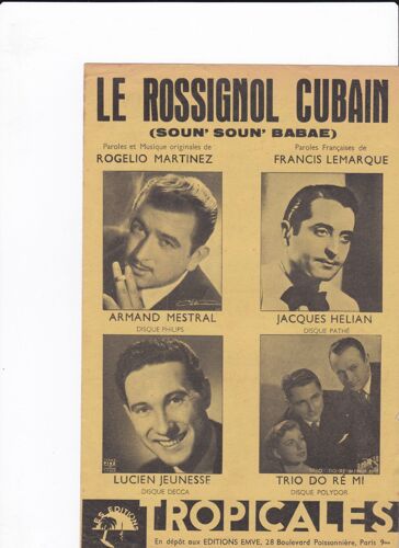 Le Rossignol Cubain (Jacques Helian)