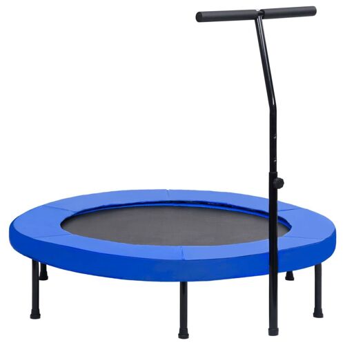 Vidaxl Trampoline De Fitness Avec Poignée Et Coussin De Sécurité 122cm