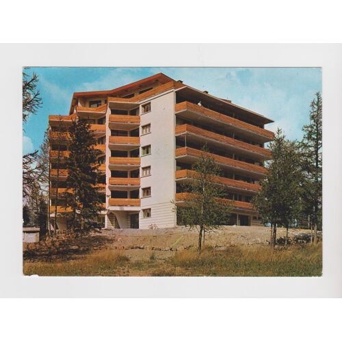 Carte Postale Station De Ski De Pra Loup Pub Au Verso Agence Location Le Trait D'union