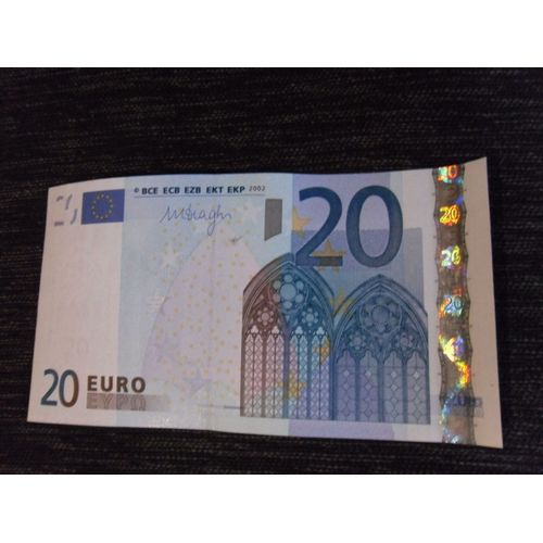 Billet 20 Euros, Série 2002