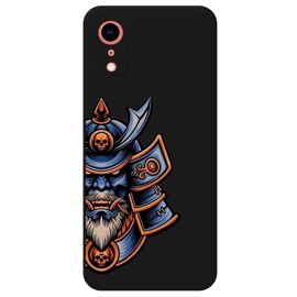 Coque noire Iphone XR samourai personnalisee