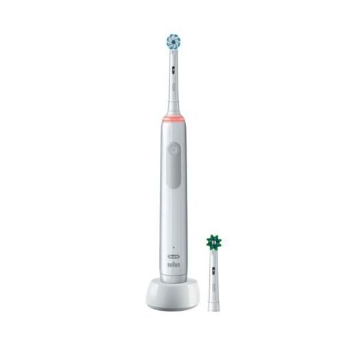 Oral-B Pro 3 3700 Blu Adulte Brosse À Dents Rotative Oscillante Bleu