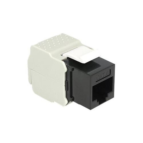 Delock Keystone module - Prise modulaire - CAT 6 - UTP - RJ-45 - noir