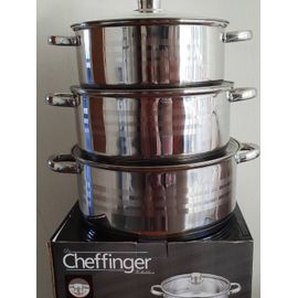 3 Grande Marmite Inox