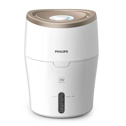 Philips Séries 2000 Humidificateur d'Air - Humidificateur Pièce 38m², NanoCloud, 2 Vitesses, Réservoir de 2L (HU4811/10), 220-240V || 50/60Hz || 15W