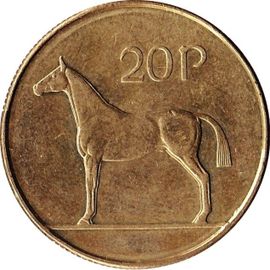 Pièce 20 Pence Irlande - 1986