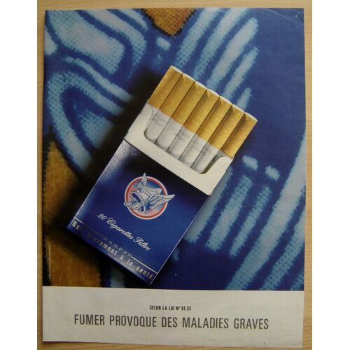 Publicité Papier - Ciguarettes Gauloises De 1992