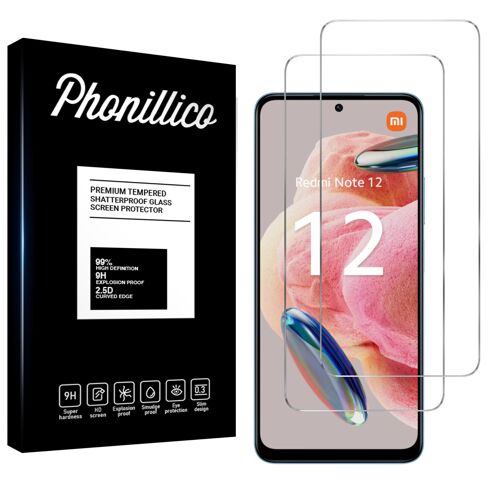 Verre Trempé Pour Xiaomi Redmi Note 12 4g [Pack 2] Film Vitre Protection Ecran Phonillico®