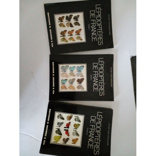 Atlas Des Lépidoptères De France, Tome 1 ,Tome 2 Et Tome 3 : Hétérocères (Fin)