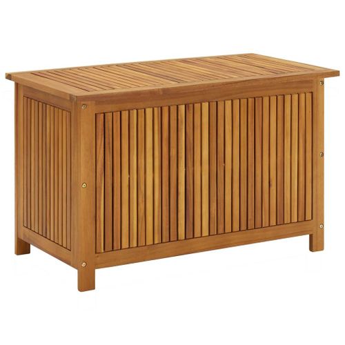 Vidaxl Boîte De Rangement De Jardin 90x50x58 Cm Bois D'acacia Solide