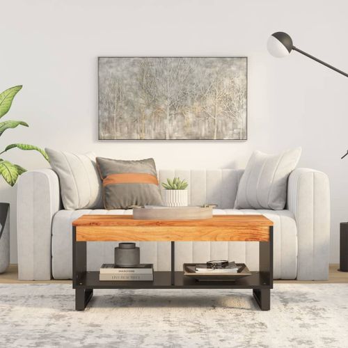 Vidaxl Table Basse 90x50x40 Cm Bois D'acacia Massif