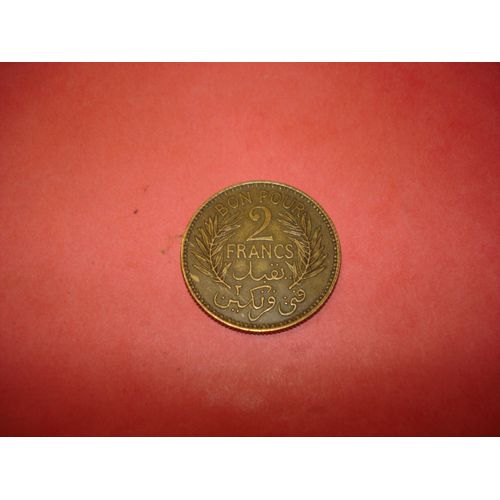 Pièce Bon Pour 2 Francs 1941 Tunisie
