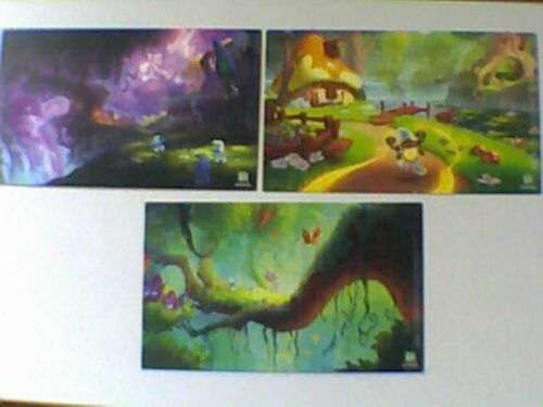 Lot 3 Lithographies Les Schtroumpfs : Mission Malfeuille