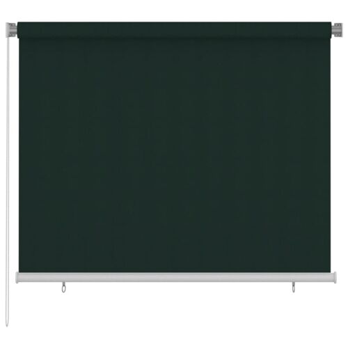 Store roulant d'extérieur 180x140 cm Vert foncé PEHD