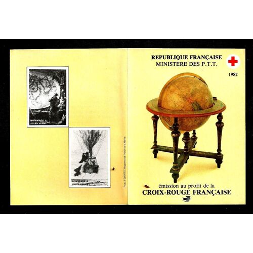 Carnet De 8 Timbres-Poste Émis Au Profit De La Croix-Rouge Française, Année 1982, Y/T "Carnet" 2031.
