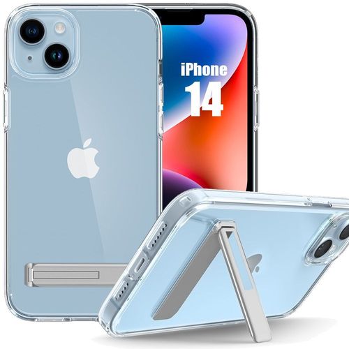 Coque Transparente Pour Iphone 14 Avec Support Barre Réglable À 95 Degrés - E.F.Connection