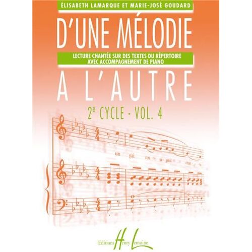 D¿Une Mélodie À L'autre Volume 4