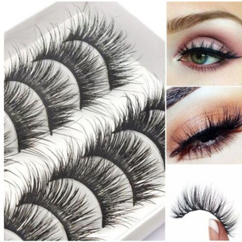 Faux Cils 3d En Vison, Longue Durée, Naturels Et Légers, Accessoire De Maquillage, Cosmétique, 10 Paire/Ensemble