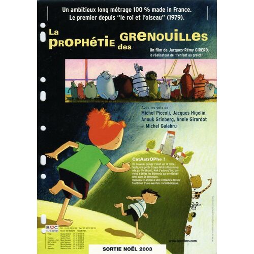 La Prophétie Des Grenouilles, Synopsis, Film Animation De Jacques-Rémy Girerd, Avec Michel Piccoli