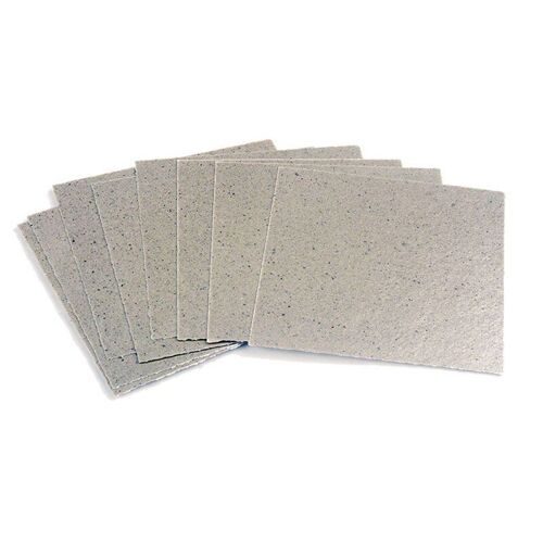 Paquet de 50 plaques de Mica feuilles panneau d'isolation thermique pour four à micro-ondes universel pièce de réparation-coupe à la taille, 5.9X 5.9 pouces