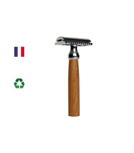 Rasoir De Sûreté En Chêne Zéro Déchet - Caliquo (Lame Rechargeable) 