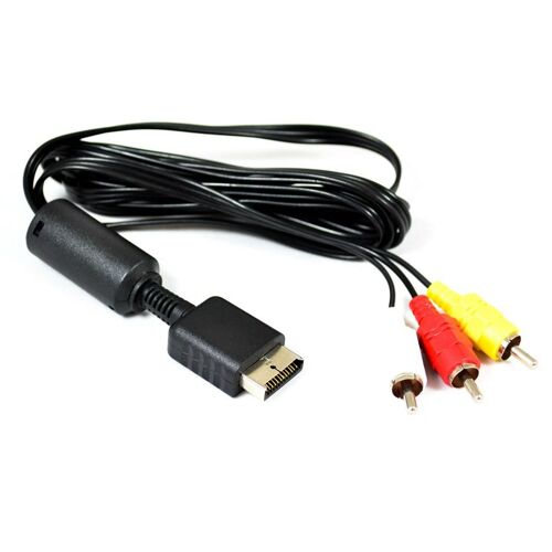 Cable AUDIO VIDEO pour PS1 PS2 PS3  1m80