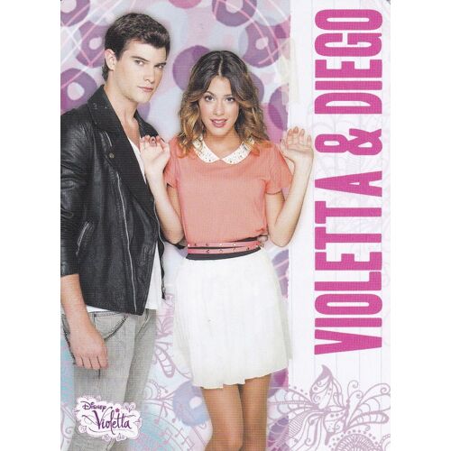 Carte Violetta - Violetta Et Diego - Fashion Activity Cards - Disney Topps - N°19 -