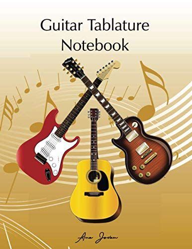 Guitar Tablature Notebook: 8.5x11 Paperback 100 Pages